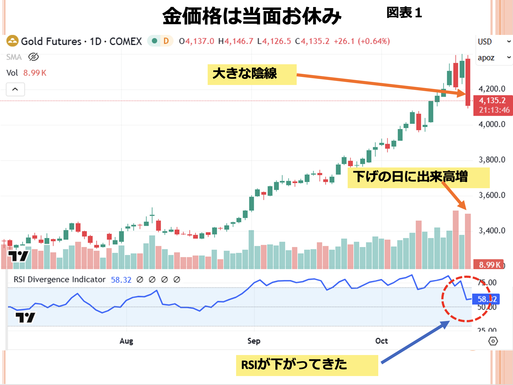 第199回 金は一休みとなった 画像1